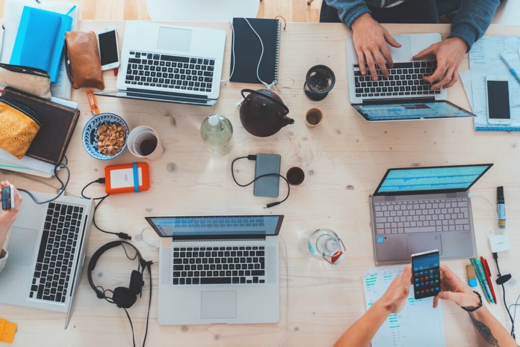 Person applying for personal loan online on laptop